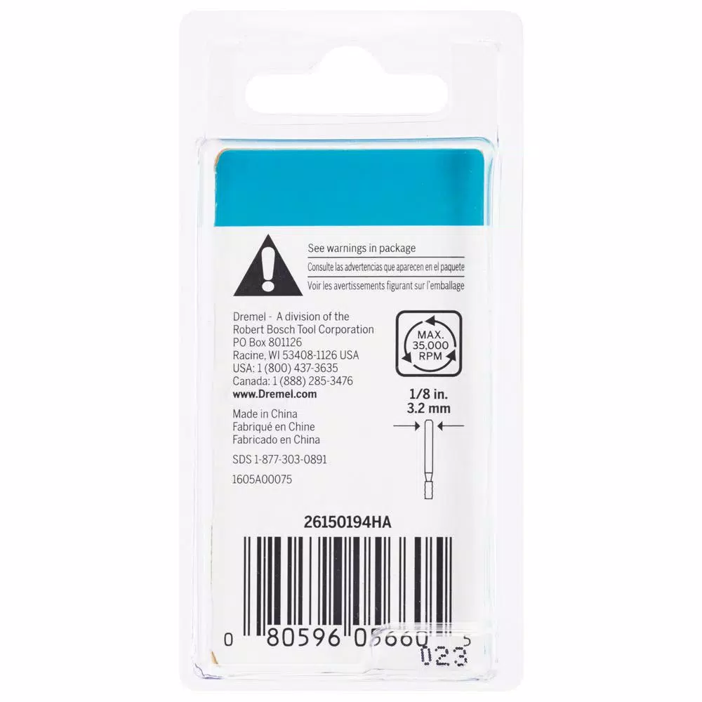Dremel 194 High Speed Cutter Titanium Nitride Coated Rotary Bit, 2-Pack