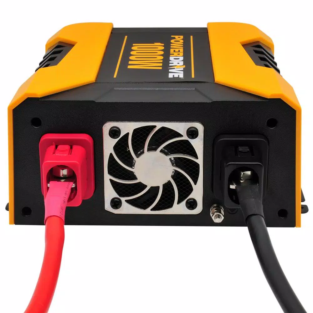 PowerDrive 1000W Power Inverter, 12V DC to AC, Bluetooth App Control, 4 AC Outlets, USB-C & USB-A Ports