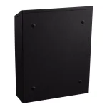 Alpine Industries Wall-Mounted Cigarette Disposal Station, Black Steel Outdoor Ashtray thumbnail 3
