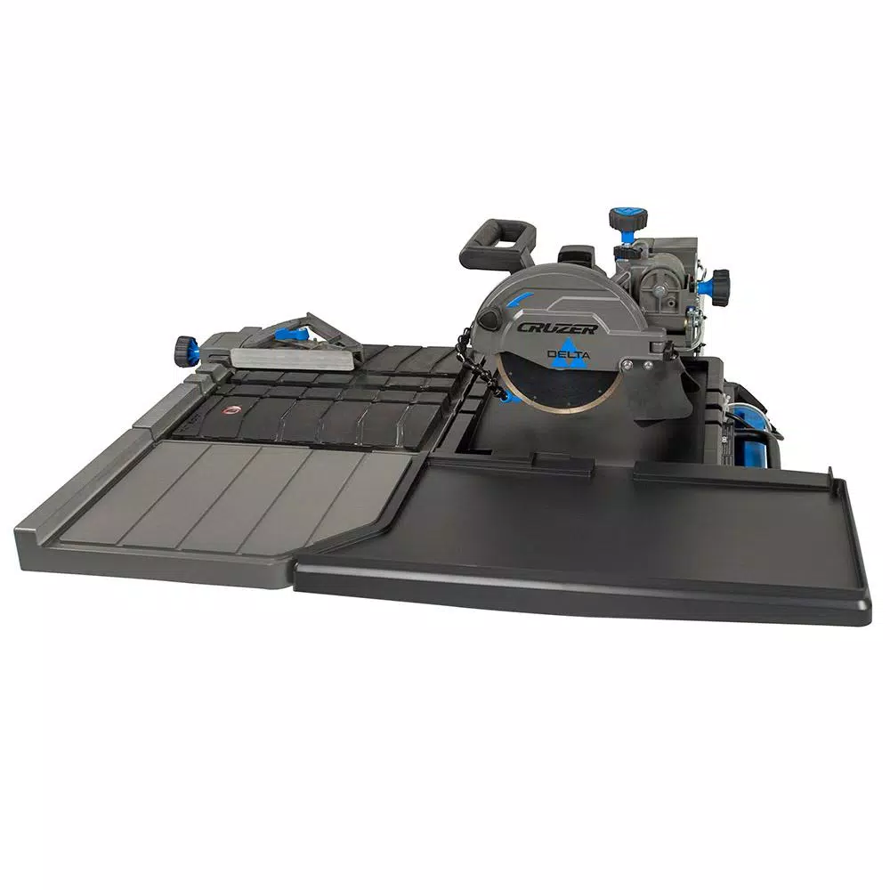 Delta Cruzer 7 in. Wet Tile Saw with Portable Folding Stand, 13 Amp, 24 in. Rip Capacity