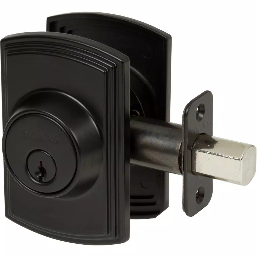 Delaney Designer Series Italian Collection Single Cylinder Deadbolt - Black