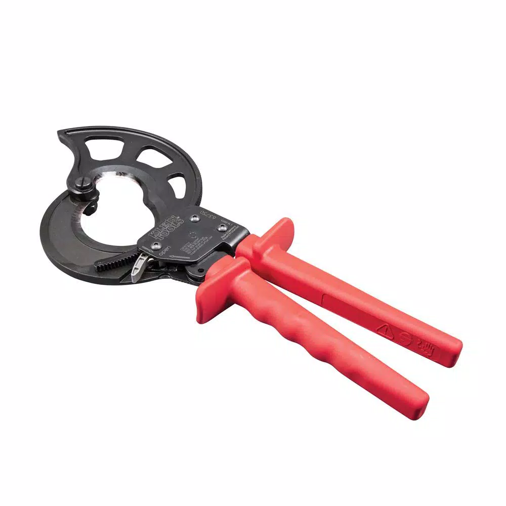 Klein Tools 12-1/8 in. Ratcheting Cable Cutter for Copper and Aluminum