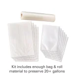 Hamilton Beach Nutrifresh Silver Food Vacuum Sealer with Roll Storage and Bag Cutter thumbnail 5