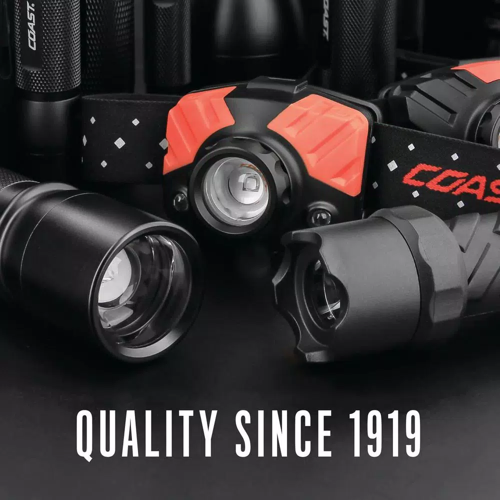 Coast FL13 250 Lumen C.O.B. LED Headlamp with Red Light Mode