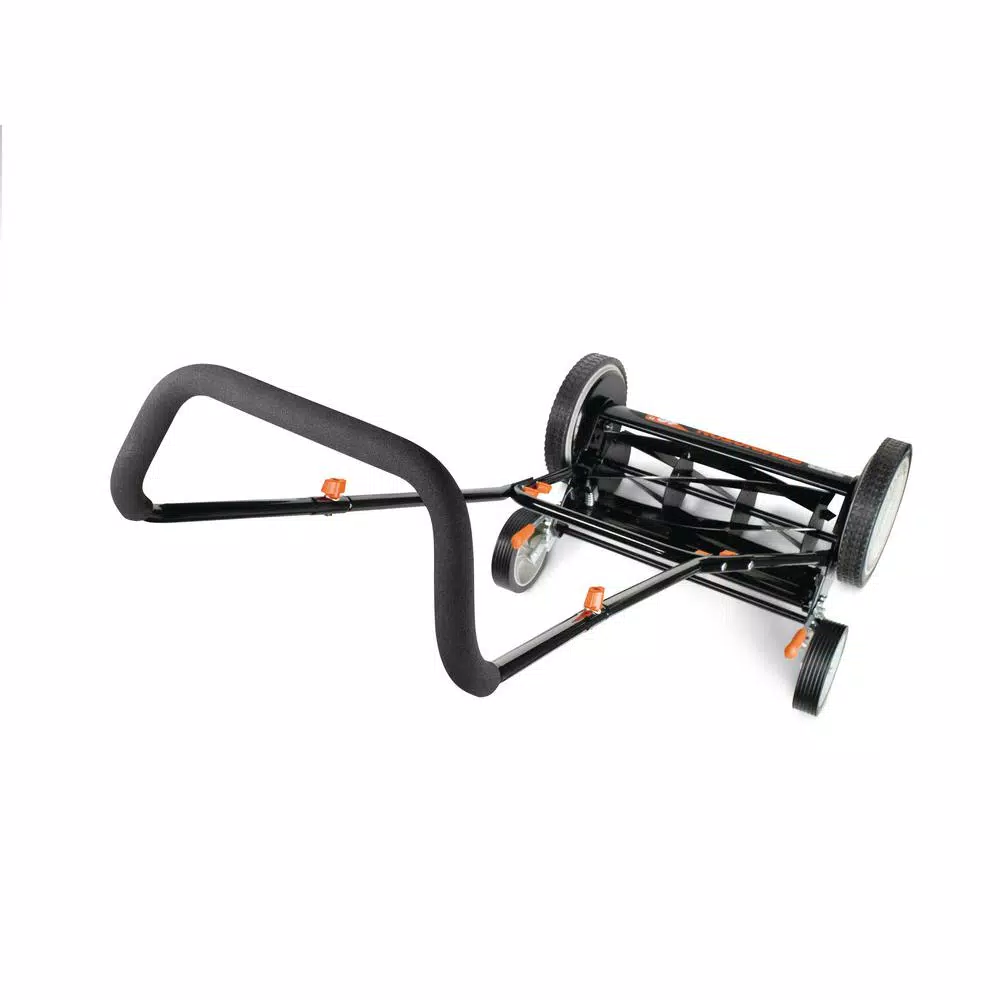 Remington 16 in. Manual Walk Behind Reel Lawn Mower with 9-Position Height Adjustment