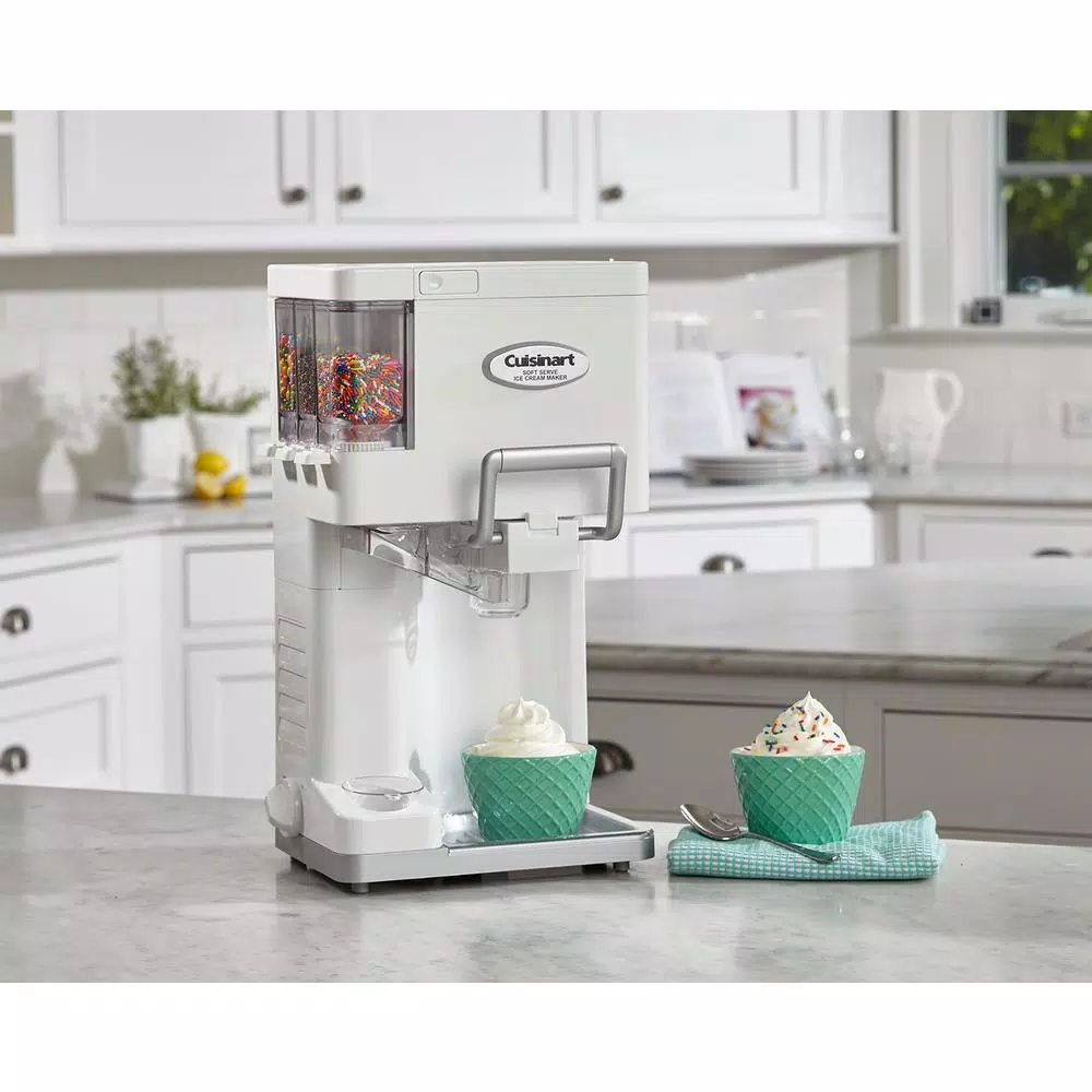 Cuisinart Mix-It-In 1.5 Qt. Soft Serve Ice Cream Maker, White