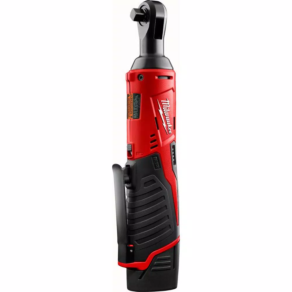 Milwaukee M12 12V Cordless 1/4 in. Hex Impact Driver Combo Kit with Free 3/8 in. Ratchet