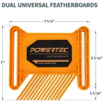 POWERTEC Woodworking Safety Kit - Universal Featherboard, Deluxe Push Blocks and Magnetic Push Stick thumbnail 5