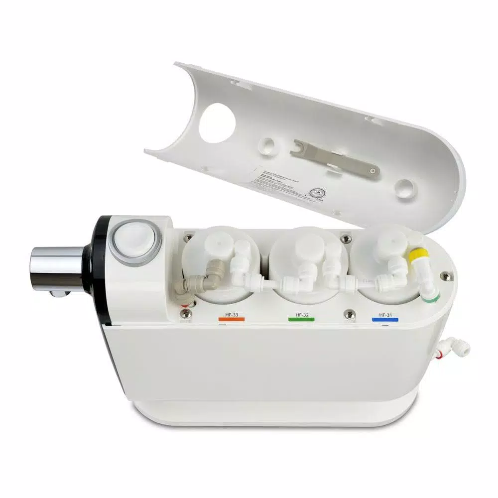 Brondell H2O+ Cypress Countertop Water Filtration System, 3-Stage Carbon Block Filtration