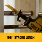 DEWALT 20V MAX ATOMIC Brushless Compact Cordless Reciprocating Saw (Tool-Only) thumbnail 5