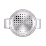 Circulon Stainless Steel Universal Stovetop Steamer Set with Glass Lid, 2 qt. thumbnail 3