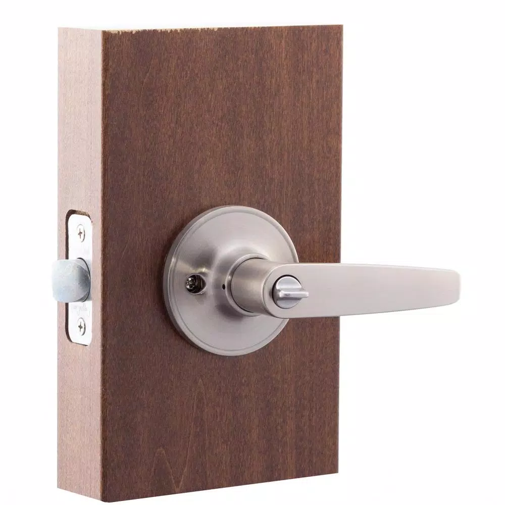 Copper Creek Daley Satin Stainless Steel Privacy Bed/Bath Door Lever