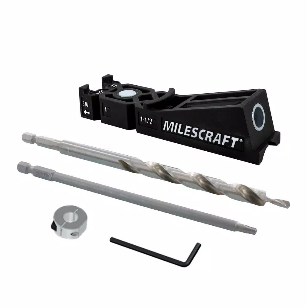 Milescraft PocketJig100 Complete Pocket Hole Jig Kit with Bit and Driver