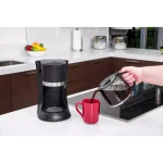 PREMIUM 10-Cup Drip Coffee Maker with Glass Carafe and Pause to Pour Function, Black thumbnail 4