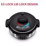 Boyel Living Geek Chef 8 Qt. Stainless Steel 12-in-1 Programmable Electric Pressure Cooker with Oval Non-Stick Pot thumbnail 7