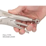 TEKTON 10 in. Straight Jaw Locking Pliers with Chrome Molybdenum Jaws thumbnail 5
