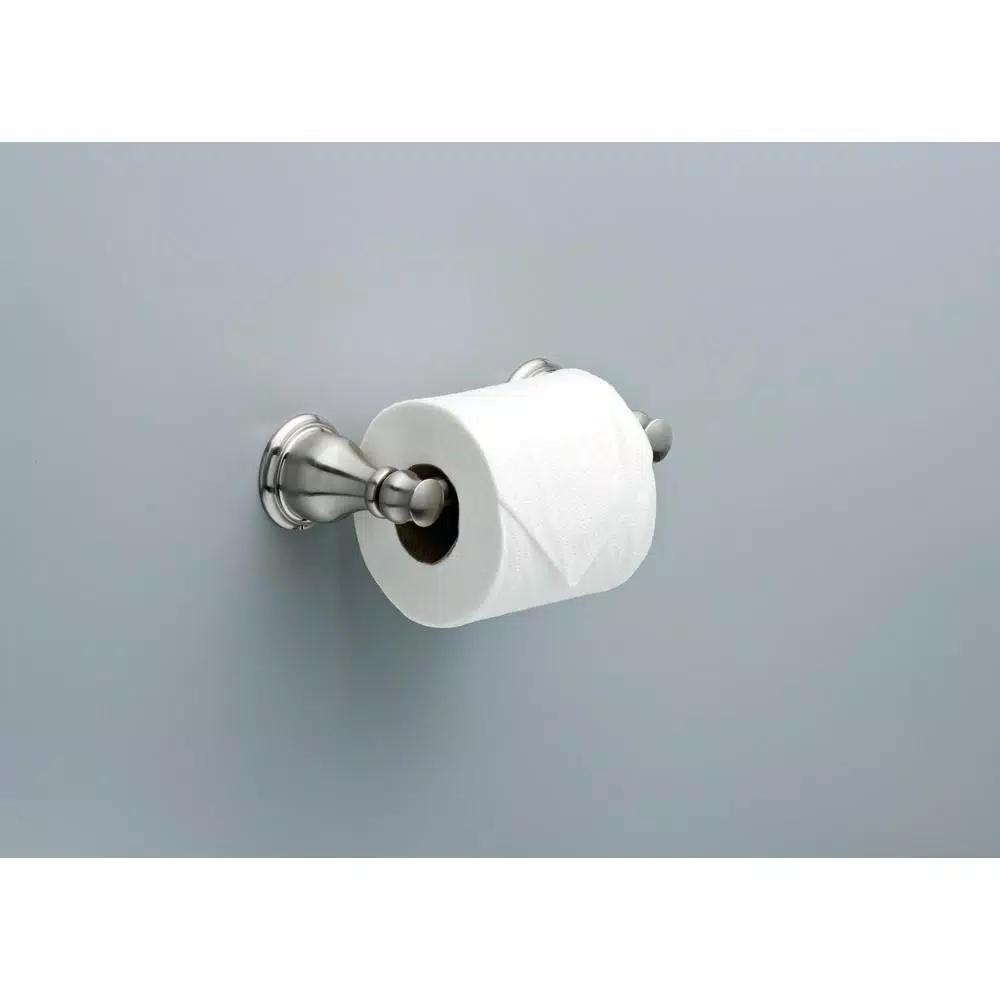 Delta Aubrey Brushed Nickel Toilet Paper Holder