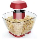 Kalorik Red Volcano Hot Air Popcorn Maker with Oversized Serving Bowl thumbnail 7