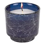 Badash Crystal Badash Handcrafted Cobalt Blue Glass Jar Vanilla Scented Soy Candle thumbnail 2
