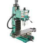 Grizzly Industrial Heavy-Duty Benchtop Milling Machine with Motorized Headstock and Digital Displays thumbnail 3