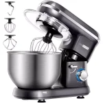 VIVOHOME 650W 6-Qt. Tilt-Head Kitchen Stand Mixer with Stainless Steel Bowl and 6 Speeds, Gray thumbnail 1