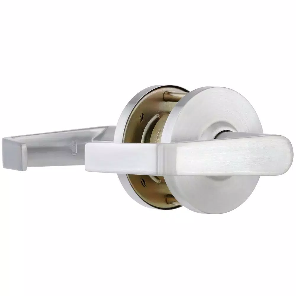 Universal Hardware Heavy Duty Passage Door Lever, Satin Chrome, ANSI Grade 2