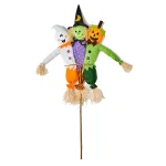 Worth Imports 39 in. Triple Figure Halloween Yard Stake Set of 2 - Ghost, Witch, and Pumpkin Decor thumbnail 1