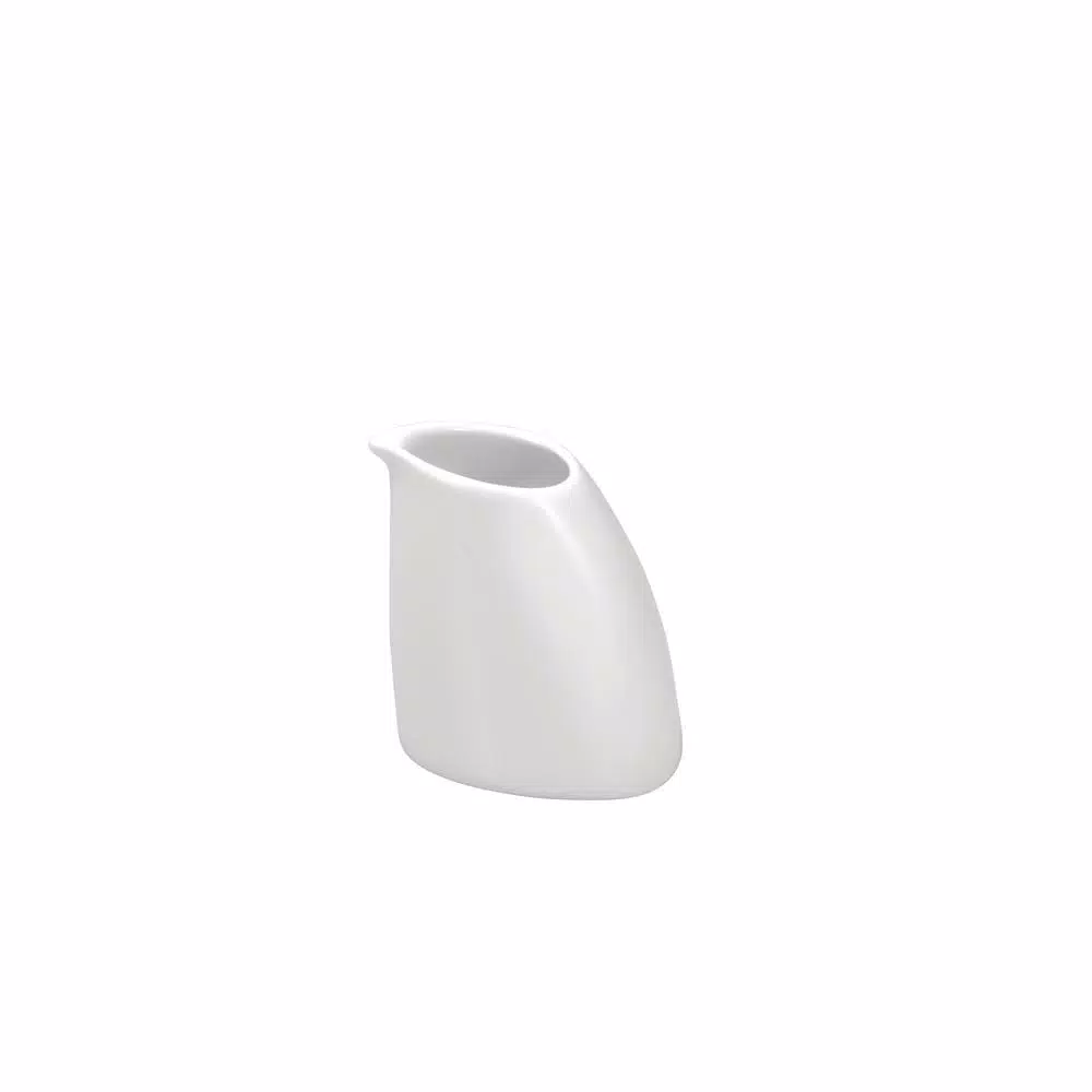 Oneida Mood 6.5 oz. White Porcelain Creamers, Set of 36