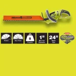 RYOBI 40V MAX Cordless Jet Fan Blower and 24 in. Hedge Trimmer Combo Kit with 4 Ah Battery and Charger thumbnail 9