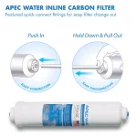 APEC Water Systems APEC Ultimate 10 in. Inline Carbon Filter with 1/4 in. Quick Connect thumbnail 3