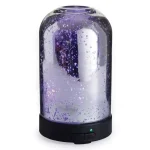 Airome 9.3 in Mercury Glass Ultrasonic Essential Oil Diffuser - Silver thumbnail 1