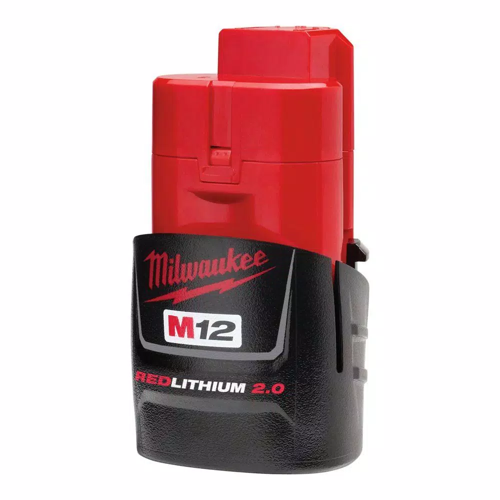 Milwaukee M12 12V Lithium-Ion 2.0Ah Battery and Charger Starter Kit