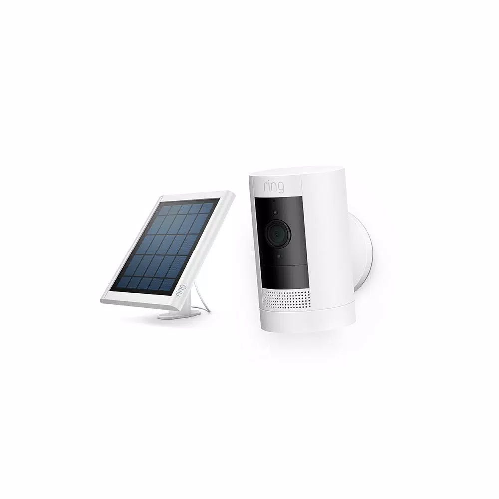 Ring Solar Panel for Spotlight Cam Battery and Stick Up Cam Battery, White