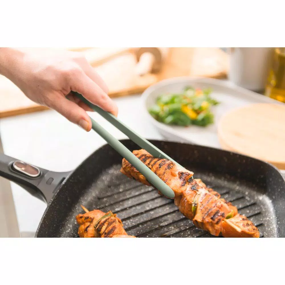 BergHOFF Leo 4-Piece Silicone Tongs Set, Heat-Resistant Kitchen Utensils