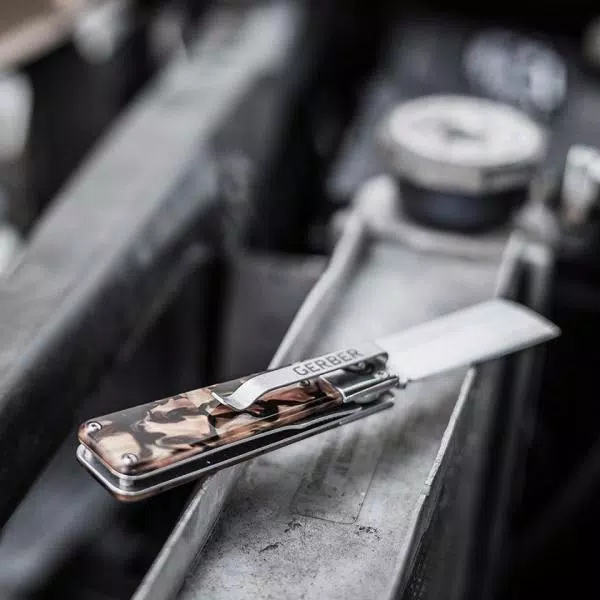 Gerber Jukebox 2.7 in. EDC Pocket Knife with Acrylic Handle and Liner Lock