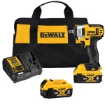 DEWALT 20V MAX Cordless 3/8 in. Impact Wrench Kit with (2) 4 Ah Batteries, Charger, and Bag thumbnail 1