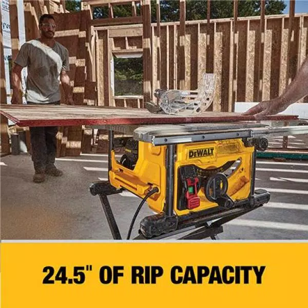 DEWALT DWE7485 8-1/4 in. 15 Amp Corded Compact Jobsite Table Saw