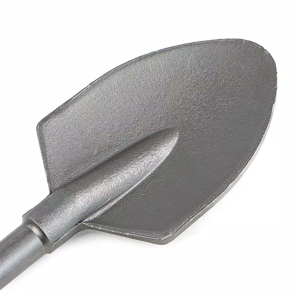 Stark 1-1/8 in. Hex Shank Clay Spade Steel Shovel Bit for Electric Demolition Jack Hammer