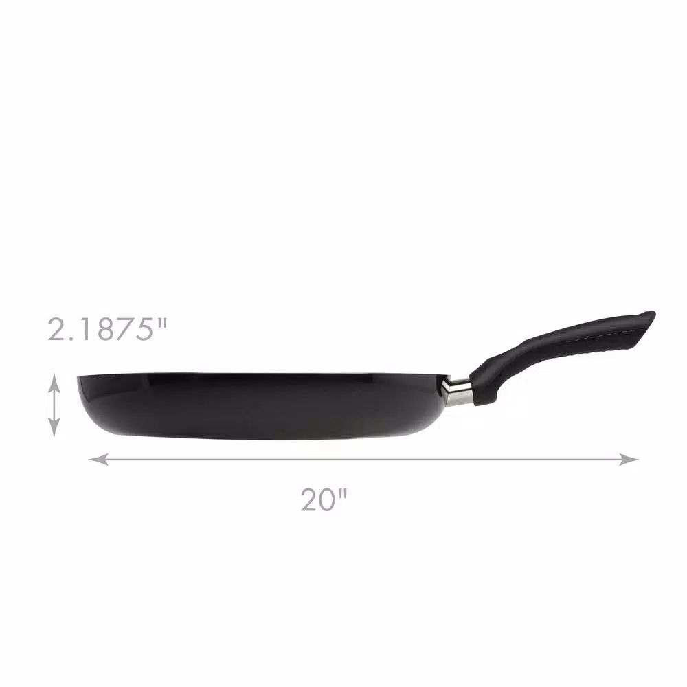 Ecolution Artistry 12.5 in. Aluminum Nonstick Frying Pan, Slate