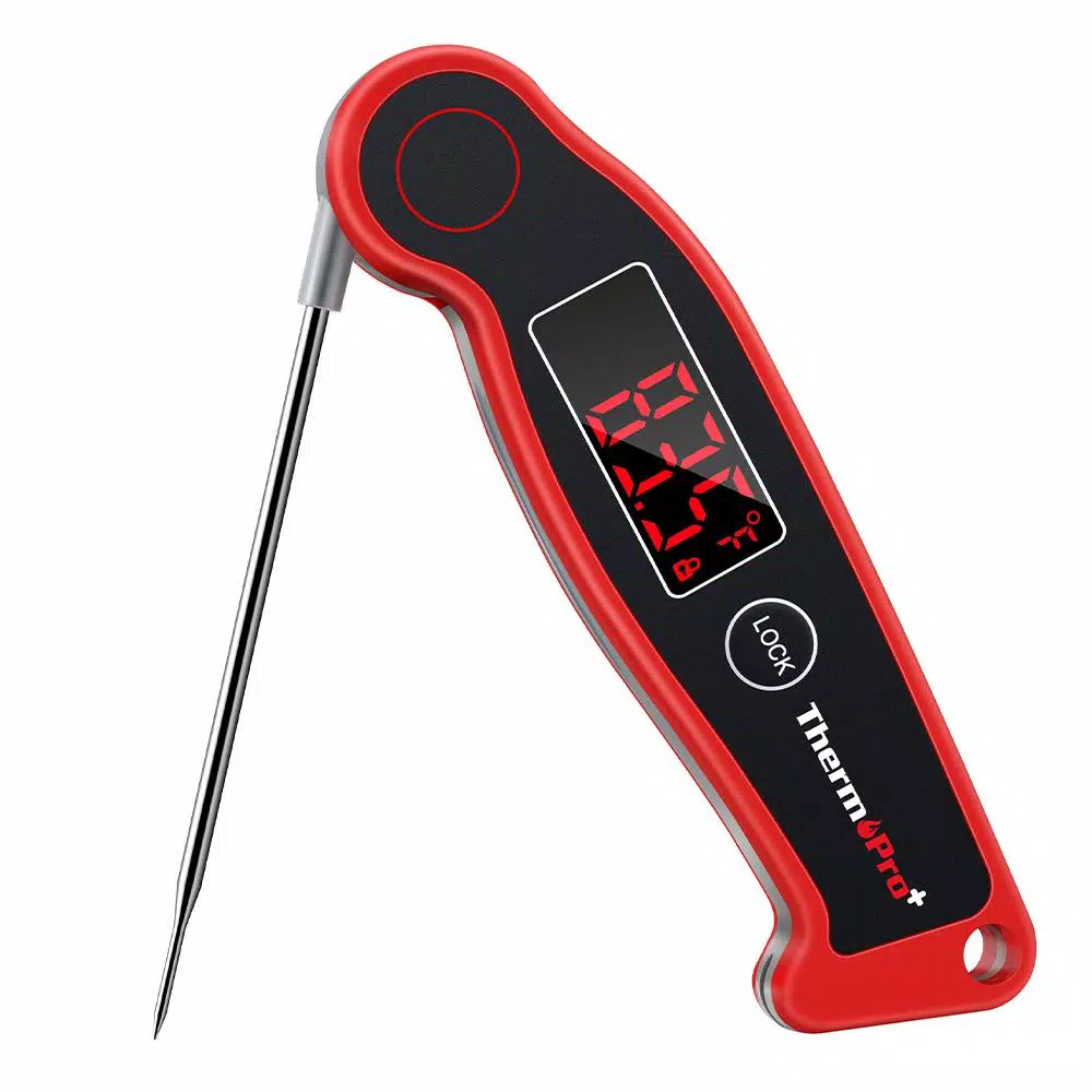 ThermoPro TP-19 Waterproof Digital Instant Read Meat Thermometer for BBQ Grill and Smoker