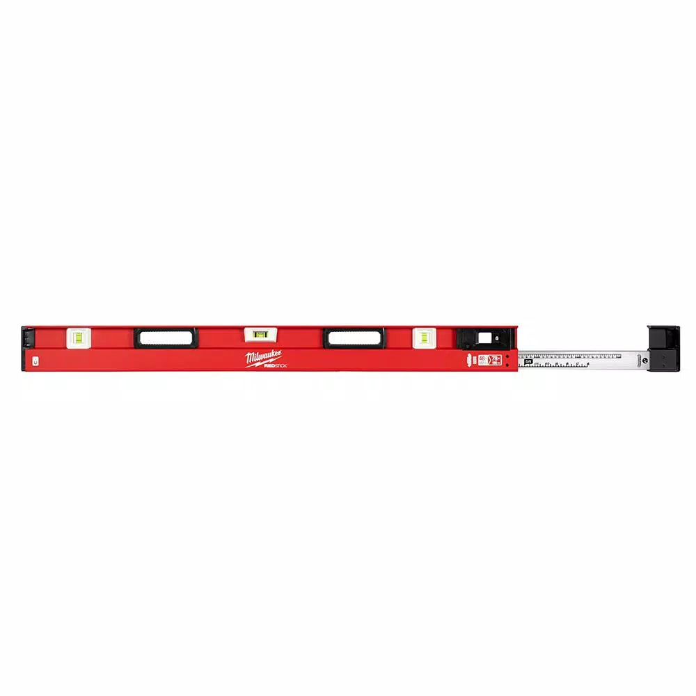 Milwaukee REDSTICK 48 in. to 78 in. Expandable Magnetic Box Level
