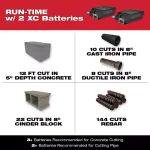 Milwaukee MX FUEL 14 in. Cordless Cut-Off Saw Kit with (2) Batteries and Charger thumbnail 3