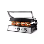 Elite Platinum 99 sq. in. Stainless Steel Indoor Electric Grill and Griddle thumbnail 3