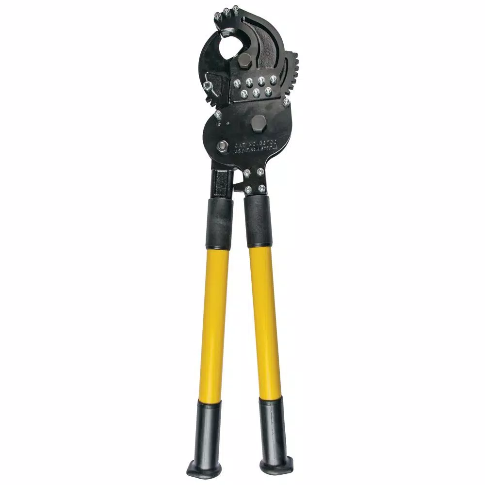 Klein Tools 28 in. Heavy-Duty Ratcheting Cable Cutter for Steel and ACSR