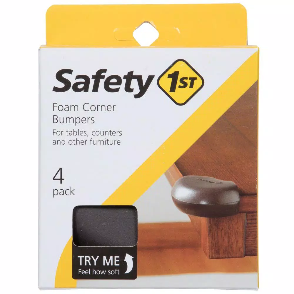 Safety 1st Espresso Foam Corner Bumpers, 4-Pack