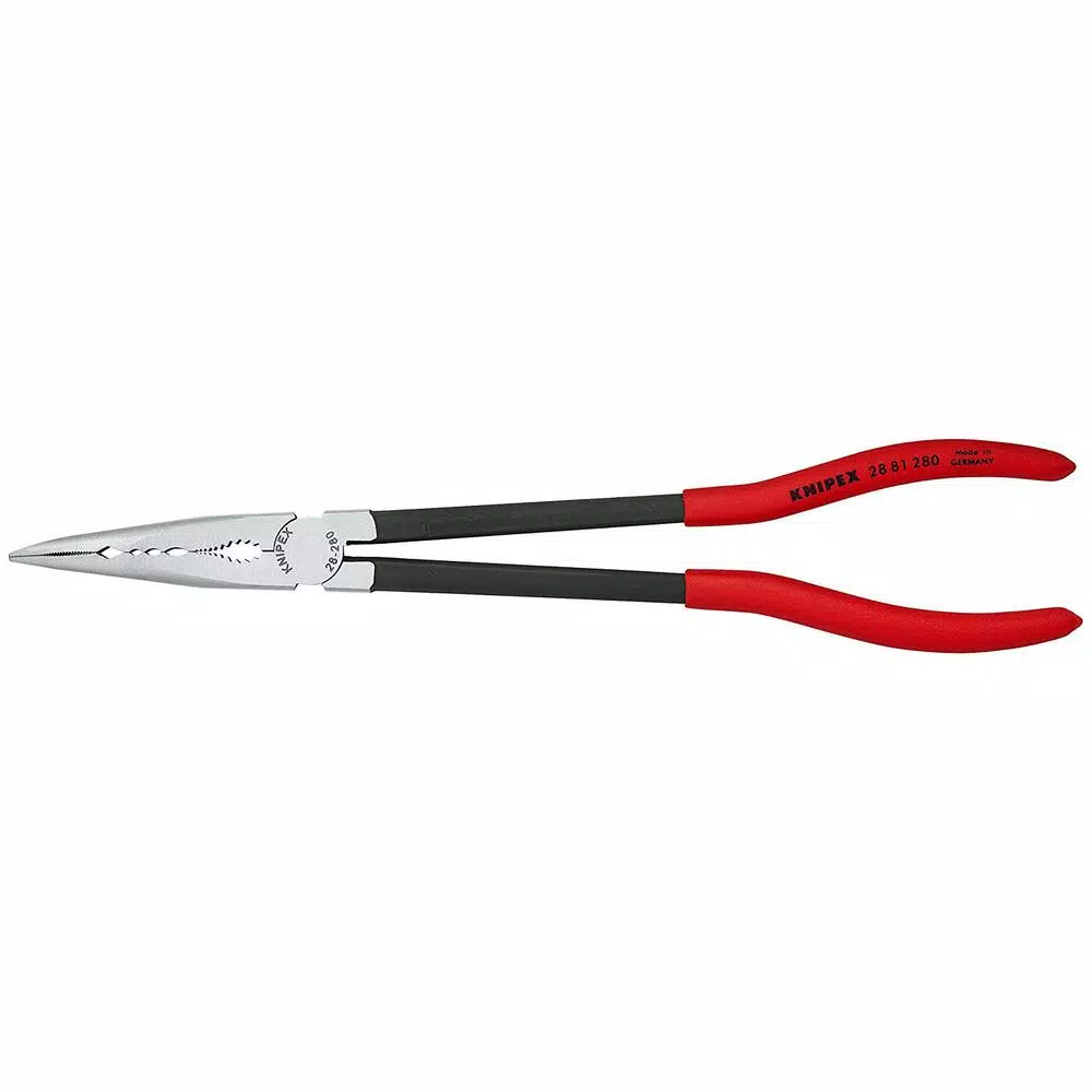 KNIPEX 11 in. Extra Long Reach Angled Long Nose Pliers