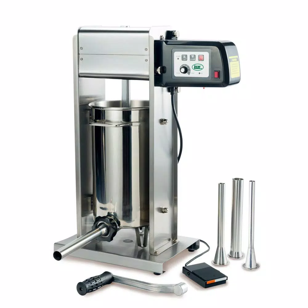 LEM Big Bite 30 lbs. Motorized Sausage Stuffer with Variable Speed and Foot Switch