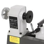 Stark 1/2 HP Variable-Speed Benchtop Wood Lathe, 10 in. x 18 in., 5-Speed Gray thumbnail 3