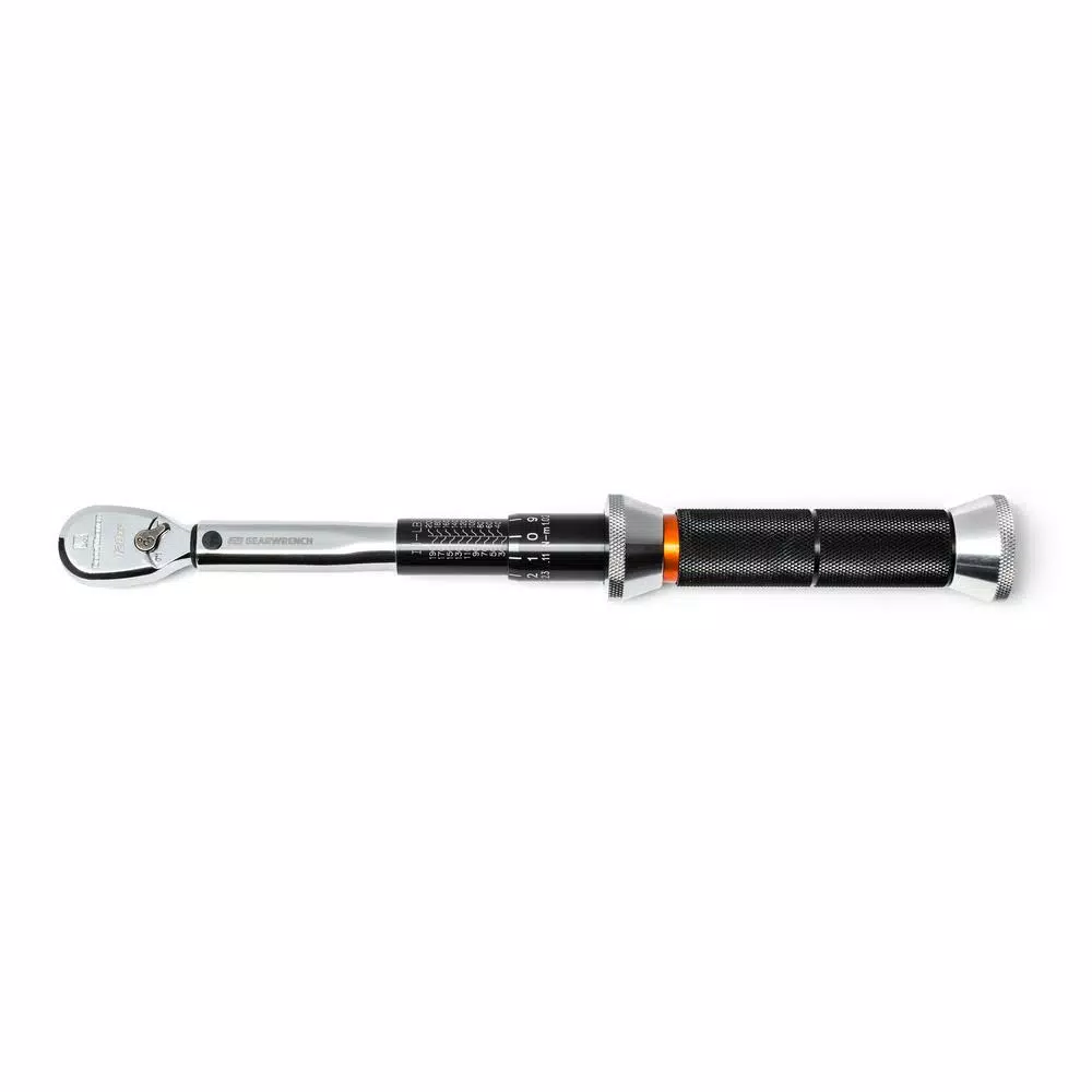 GearWrench 120XP Micrometer Torque Wrench, 1/4 in. Drive, 30-200 in-lbs