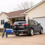 CURT Steel Wide Basket Style Hitch Cargo Carrier, 500 lb. Capacity, 2 in. Receiver thumbnail 9